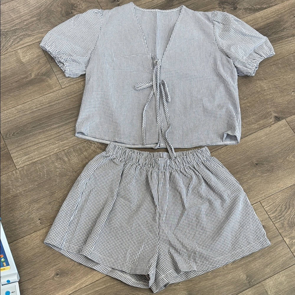 Checkered Two-Piece Set